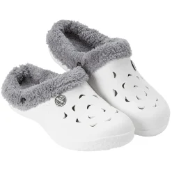 New Gifi Sabot Hipps fourré femme hiver blanc gris 40/41