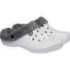 Gifi Sabot Hipps fourré femme hiver blanc gris 38/39