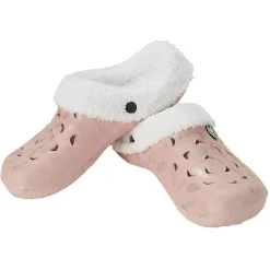 Outlet Gifi Sabot Hipps fourré femme hiver rose argenté 38/39