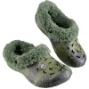 Online Gifi Sabot Hipps fourré imprimé jungle vert pour enfant 32/33