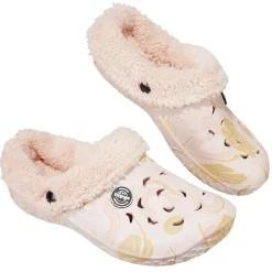 Online Gifi Sabot Hipps fourré imprimé jungle rose pour enfant 34/35