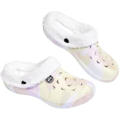 Discount Gifi Sabot Hipps fourré imprimé multicolore pour femme 36/37