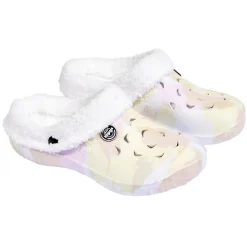 Discount Gifi Sabot Hipps fourré imprimé multicolore pour femme 36/37