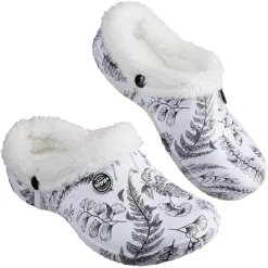 Best Gifi Sabot Hipps fourré imprimé nature blanc et noir 38/39