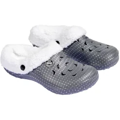 Clearance Gifi Sabot Hipps gris fourré pour femme 40/41