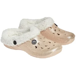 Online Gifi Sabot Hipps hiver femme beige nude pailleté 38/39