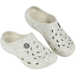 Discount Gifi Sabot Hipps motif léopard blanc 40/41