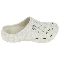 Discount Gifi Sabot Hipps motif léopard blanc 40/41