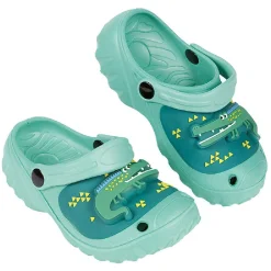 Outlet Gifi Sabot lumineux vert crocodile
