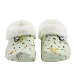 Clearance Gifi Sabots enfant Hipps fourrés bleu ciel motifs animaux T26/27