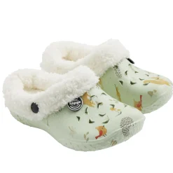 Clearance Gifi Sabots enfant Hipps fourrés bleu ciel motifs animaux T26/27