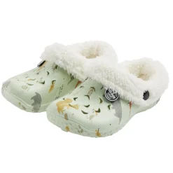Clearance Gifi Sabots enfant Hipps fourrés bleu ciel motifs animaux T24/25