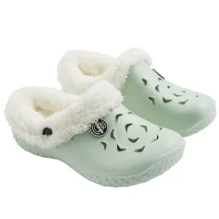 Outlet Gifi Sabots enfant Hipps fourrés bleu azur T34/35