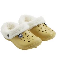 Outlet Gifi Sabots enfant Hipps fourrés jaune T24/25