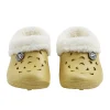 Outlet Gifi Sabots enfant Hipps fourrés jaune T26/27