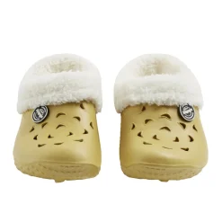 Outlet Gifi Sabots enfant Hipps fourrés jaune T26/27