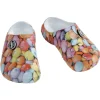 Best Gifi Sabots Hipps Enfant imprimé bonbons multicolores T25/29