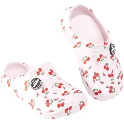 Best Gifi Sabots Hipps Enfant plastique rose motif cerise T26/27