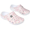 Clearance Gifi Sabots Hipps Femme imprimé fleurs rose vert T36/40