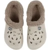 Clearance Gifi Sabots Hipps fourrés femme beige taupe