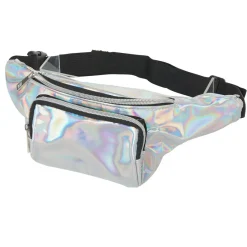 Sale Gifi Sac banane Sunshine gris argenté brillant