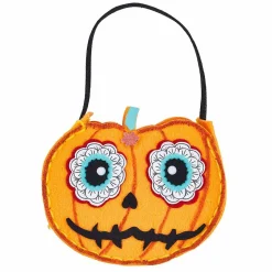Gifi Sac à bonbons citrouille Halloween à confectionner