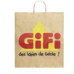 Sale Gifi Sac cabas papier kraft 32x16xH.37cm