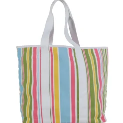 Hot Gifi Sac de plage rayé multicolore