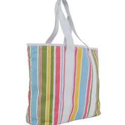 Hot Gifi Sac de plage rayé multicolore