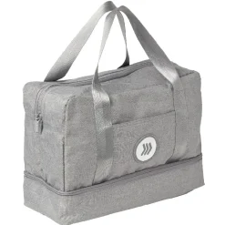 Gifi Sac de sport gris avec compartiment à chaussures