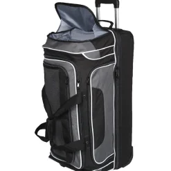 Best Gifi Sac de voyage à roulettes noir et gris