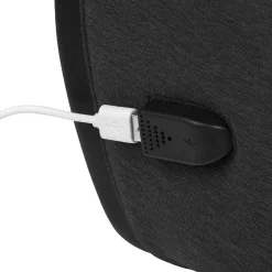 Hot Gifi Sac à dos antivol avec port USB intégré uni gris