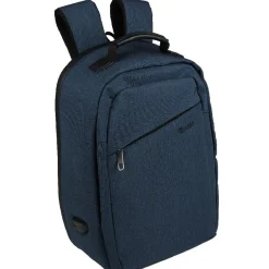 Discount Gifi Sac à dos antivol avec port USB intégré uni bleu