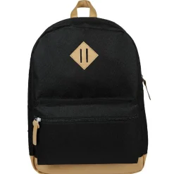New Gifi Sac à dos bicolore noir marron