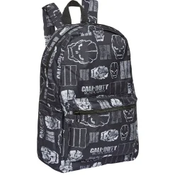 Gifi Sac à dos Call Of Duty Black Ops motif tête de mort noir et gris
