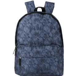Gifi Sac à dos à design camouflage bleu