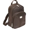 Clearance Gifi Sac à dos marron 2 compartiments zippés