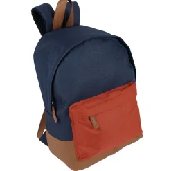 Online Gifi Sac à dos maternelle effet simili bleu rouge marron