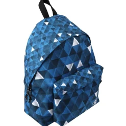 Clearance Gifi Sac à dos motif triangles bleu noir et blanc