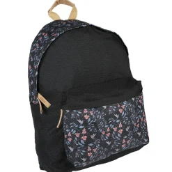 Clearance Gifi Sac à dos noir design fleur