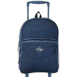New Gifi Sac à dos trolley primaire bleu effet jean vintage