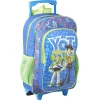 Gifi Sac à dos Trolley Toy Story bleu et vert avec roulettes