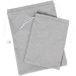 Best Gifi Sac à linge sale ou chaussures x2 polyester gris