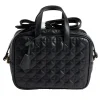 Best Gifi Sac à main bandoulière noir grand format 25,5x8,5xH19cm