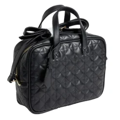 Best Gifi Sac à main bandoulière noir grand format 25,5x8,5xH19cm