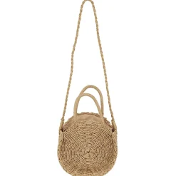 New Gifi Sac rond en paille tressé Ø 26 cm