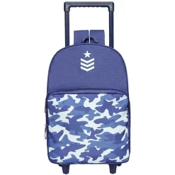 Outlet Gifi Sac trolley army design militaire bleu