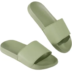 Hot Gifi Sandales claquettes plastique vert uni T36/37