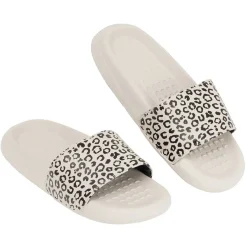 Sale Gifi Sandales claquettes plastique beige bride imprimé léopard 36/37