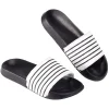 Sale Gifi Sandales claquettes plastique noir rayé blanc 40/41